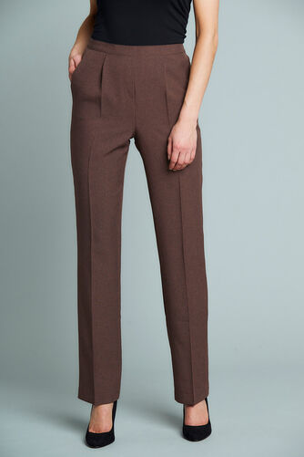 Straight Leg Pull-On Elasticated Trousers